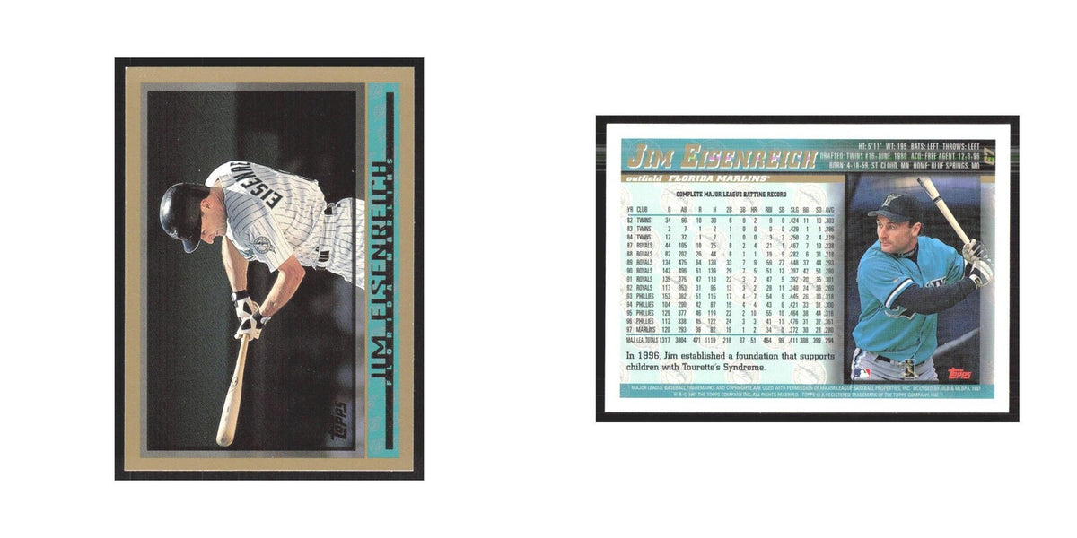 1998 Topps Jim Eisenreich Florida Marlins #67