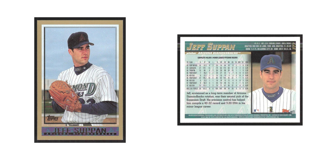 1998 Topps Jeff Suppan Diamondbacks #377