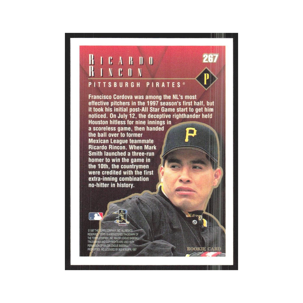 1998 Topps Richardo Rincon Pirates #267