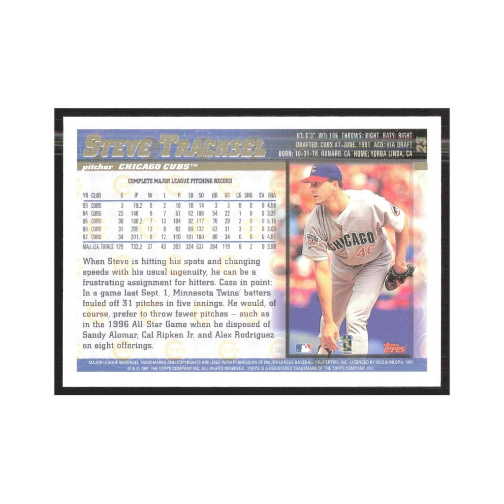 1998 Topps Steve Trachsel Cubs #23