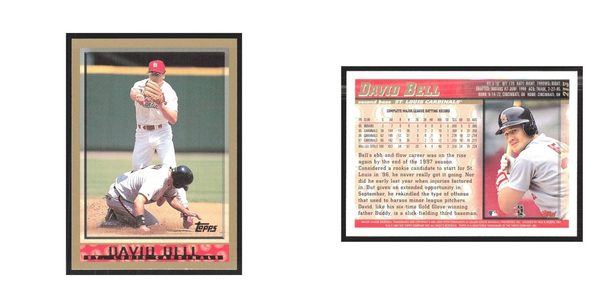 1998 Topps David Bell Cardinals #213