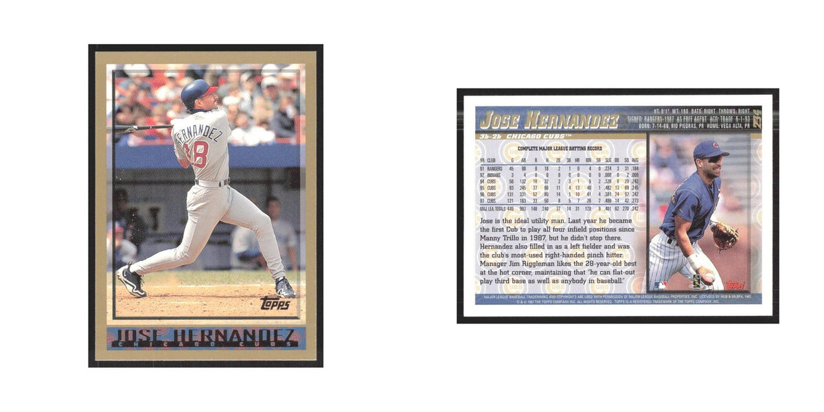 1998 Topps Jose Hernandez Cubs #234