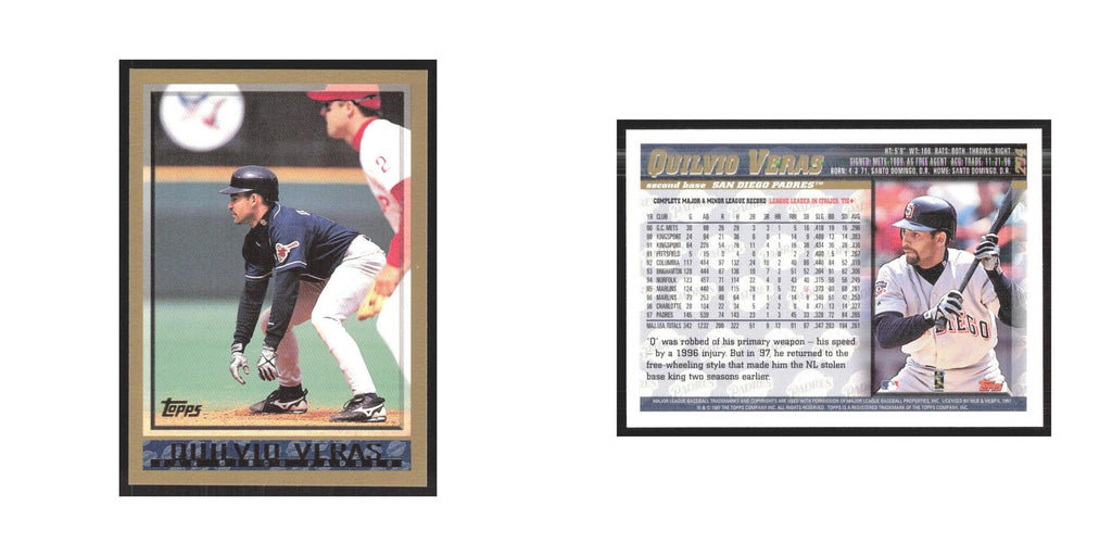 1998 Topps Quilvio Veras Padres #204