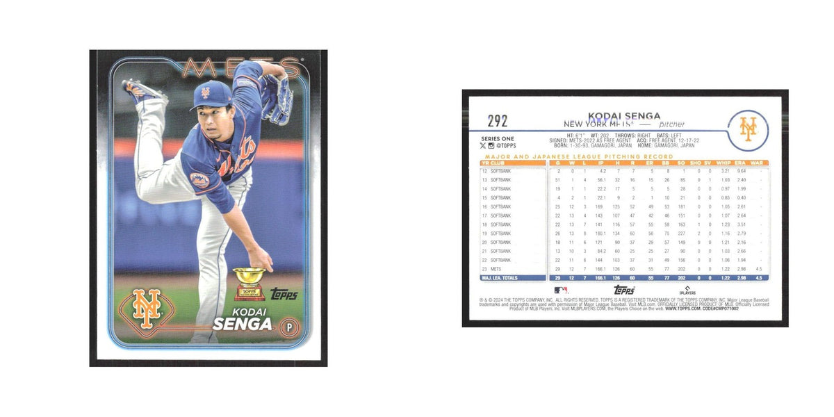 2024 Topps Kodai Senga Mets #292