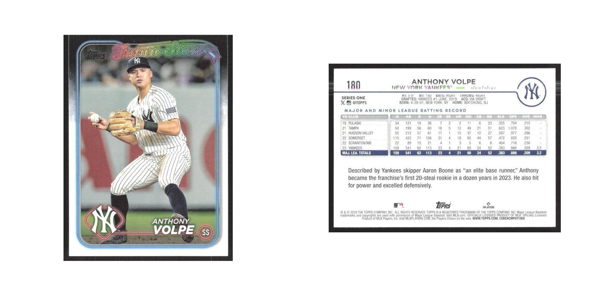 2024 Topps Anthony Volpe Yankees #180
