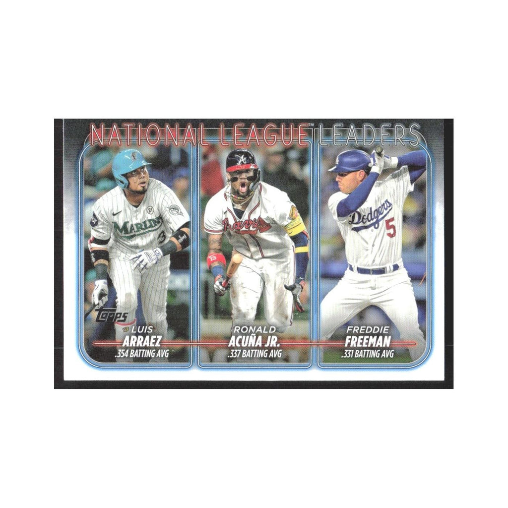 2024 Topps Luis Arraez/Ronald Acuna Jr./Freddie Freeman #206