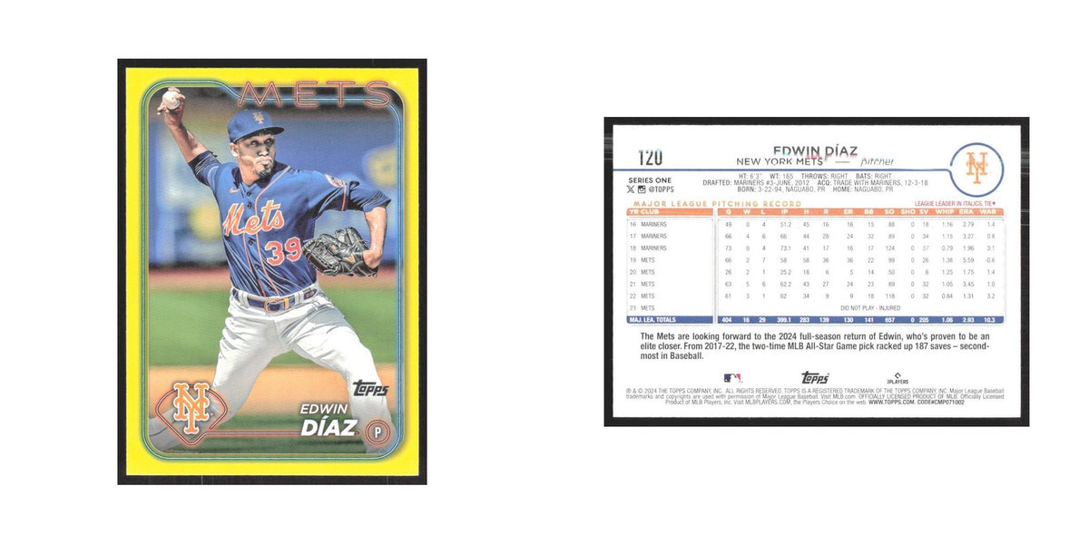 2024 Topps Edwin Diaz Mets #120