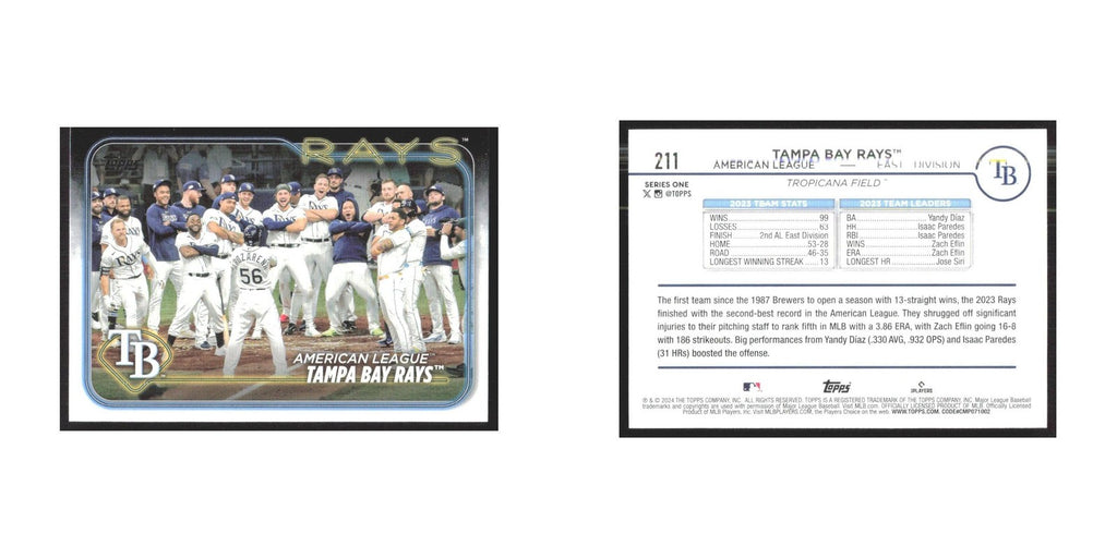 2024 Topps Team Picture Rays #211