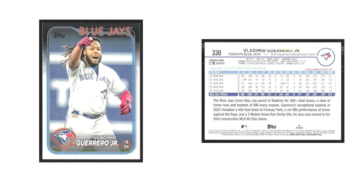 2024 Topps Vladimir Guerrero Jr. Blue Jays #330
