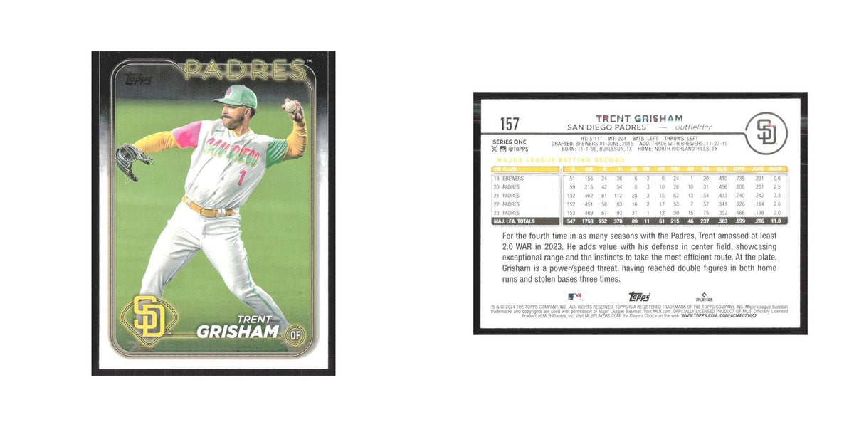2024 Topps Trent Grisham Padres #157