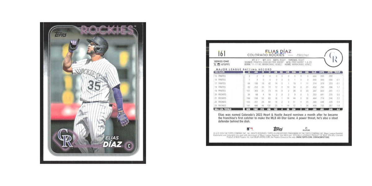 2024 Topps Elias Diaz Rockies #161