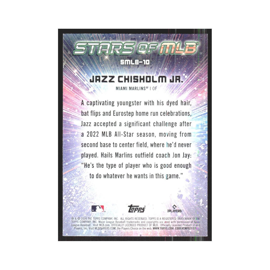 2024 Topps Jazz Chisholm Jr. Marlins #SMLB-10