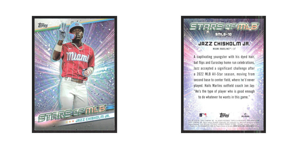2024 Topps Jazz Chisholm Jr. Marlins #SMLB-10