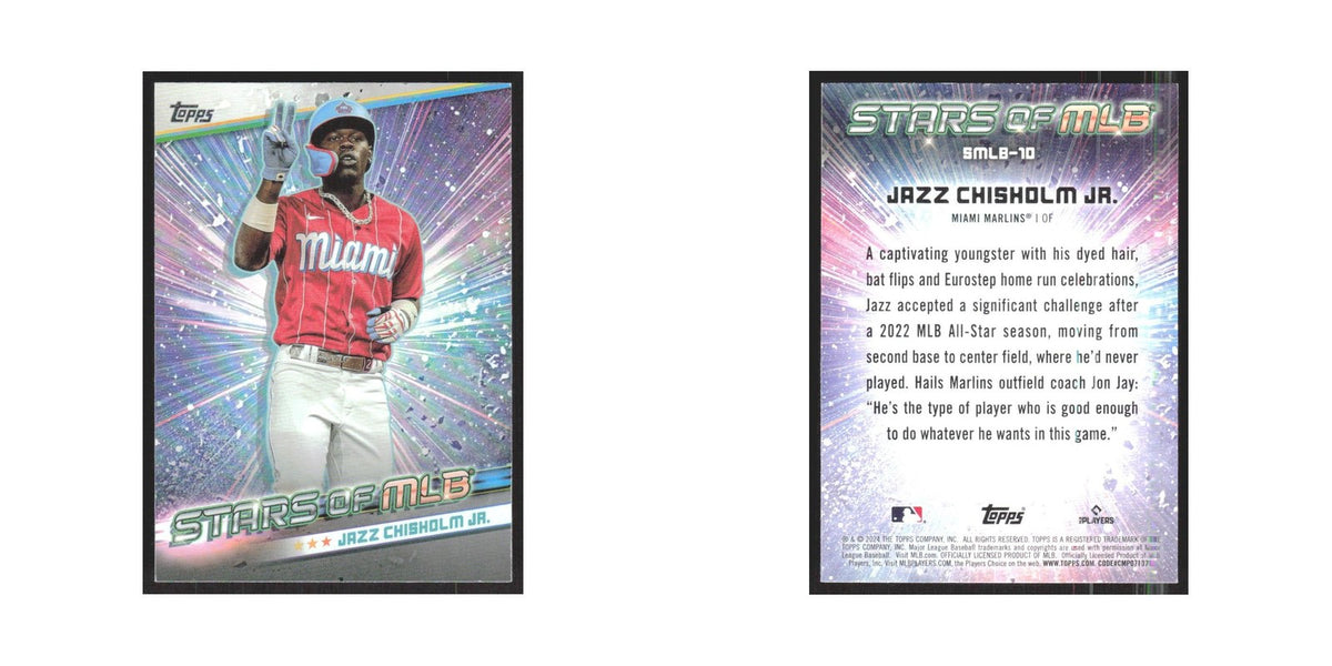 2024 Topps Jazz Chisholm Jr. Marlins #SMLB-10