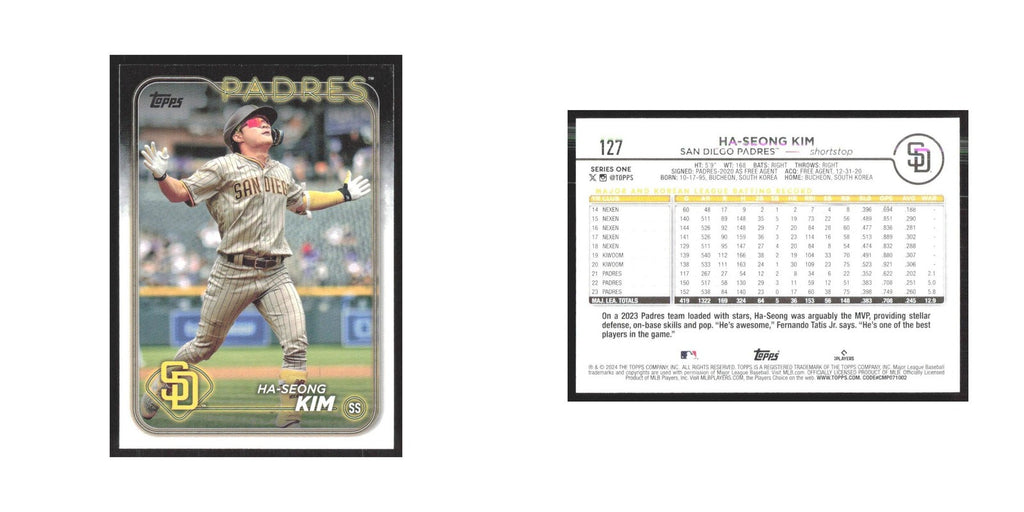 2024 Topps Ha-Seong Kim Padres #127