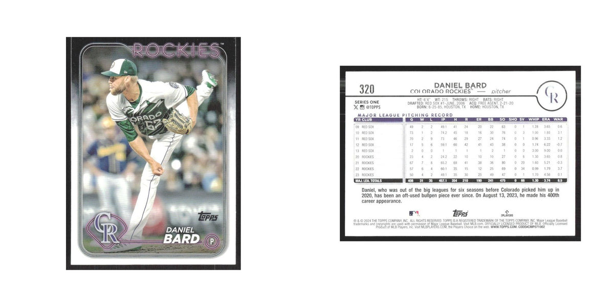 2024 Topps Daniel Bard Rockies #320