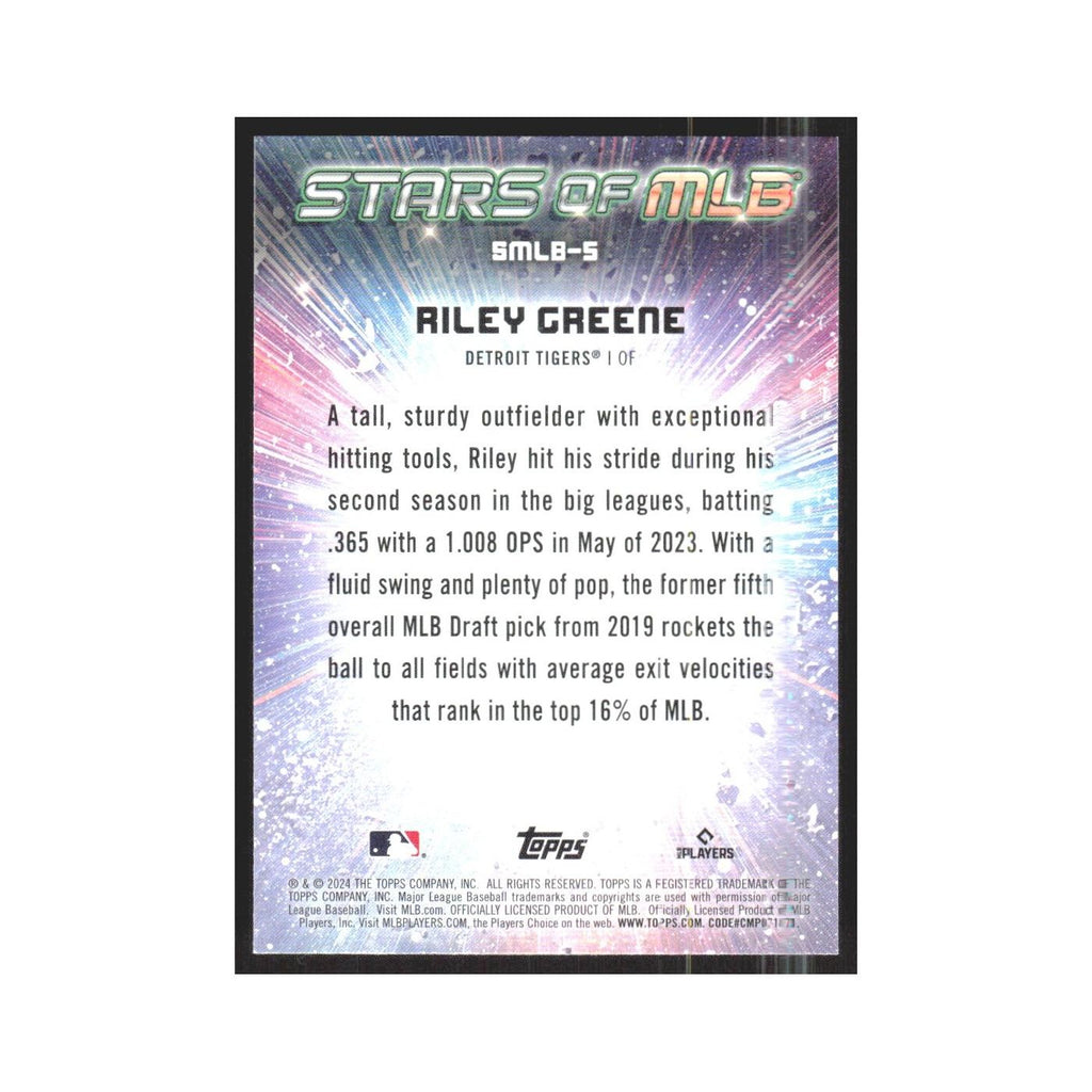 2024 Topps Riley Greene Tigers #SMLB-5