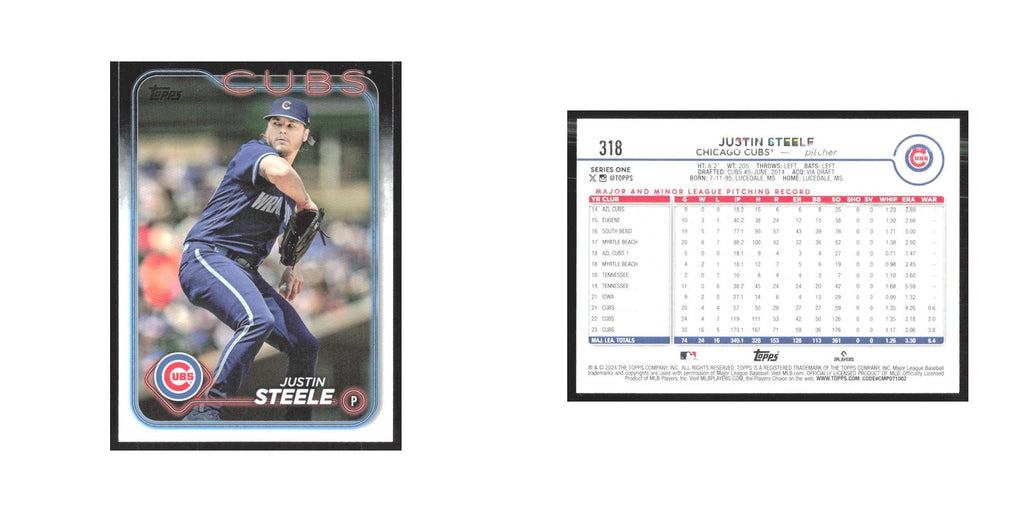 2024 Topps Justin Steele Cubs #318