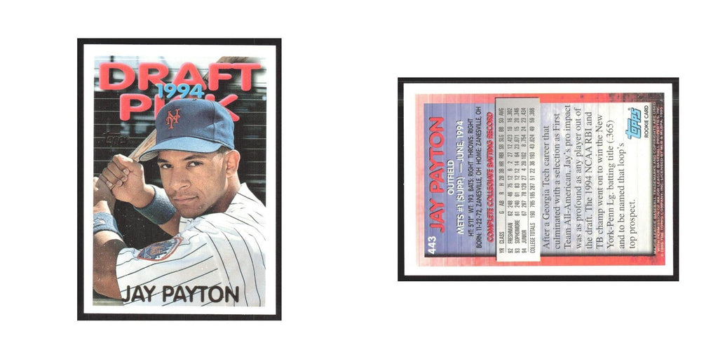 1995 Topps Jay Payton Mets #443