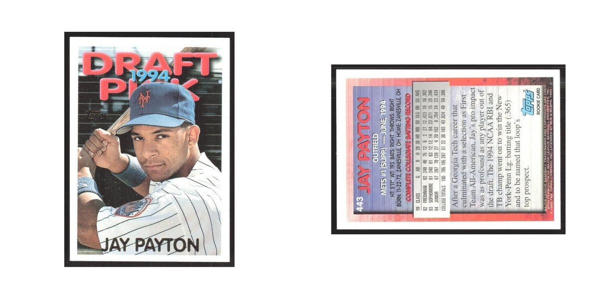 1995 Topps Jay Payton Mets #443