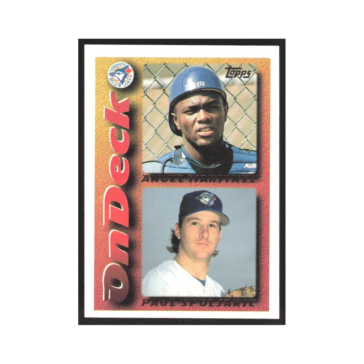 1995 Topps Angel Martinez/Paul Spoljaric Blue Jays #644