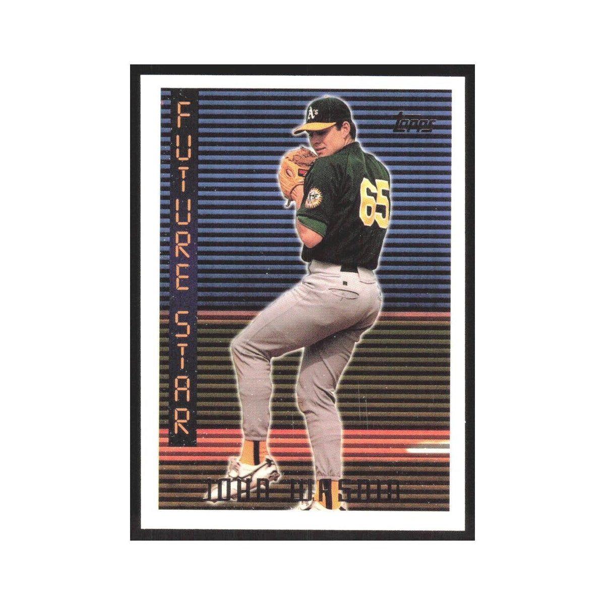 1995 Topps John Wasdin Athletics #207