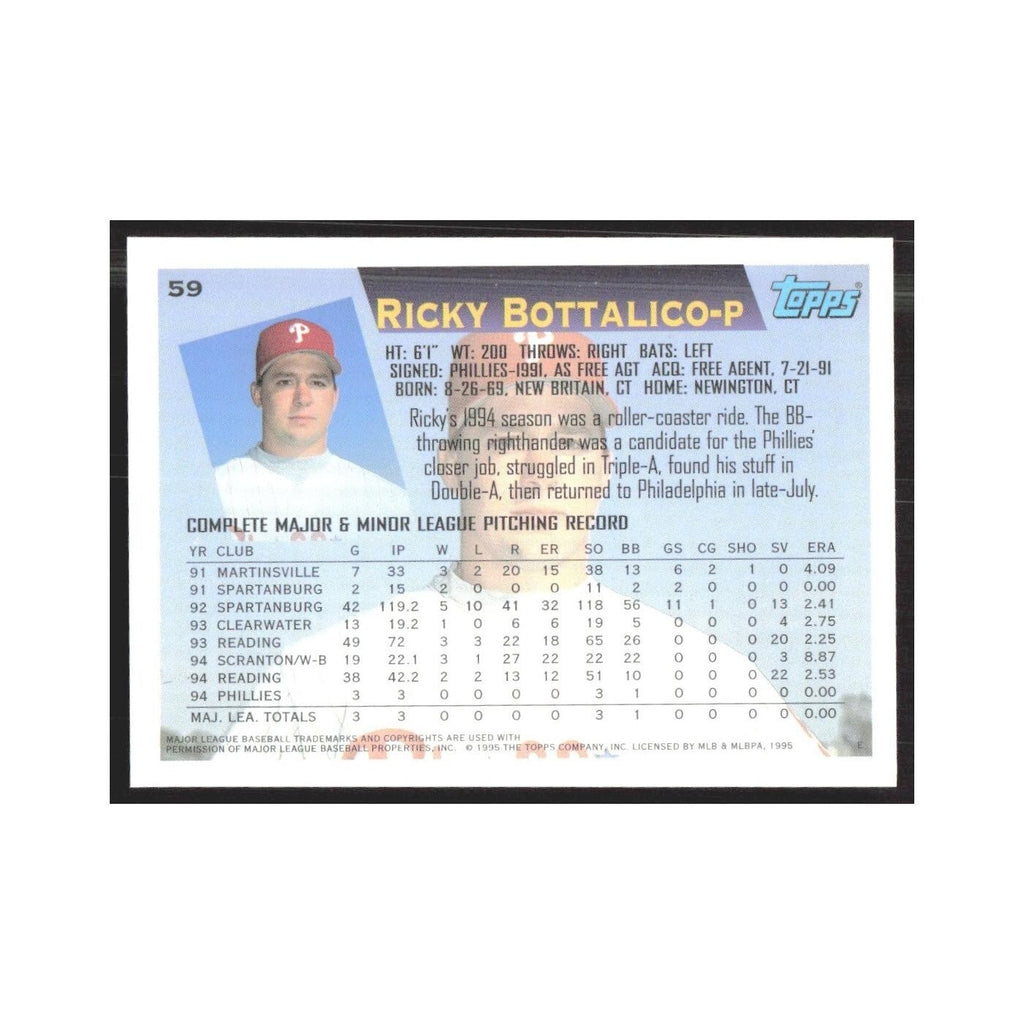 1995 Topps Ricky Bottalico Phillies #59
