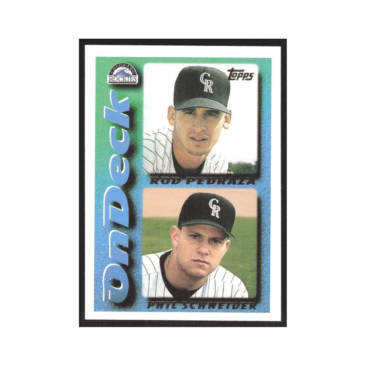 1995 Topps Rod Pedraza/Phil Schneider Rockies #648