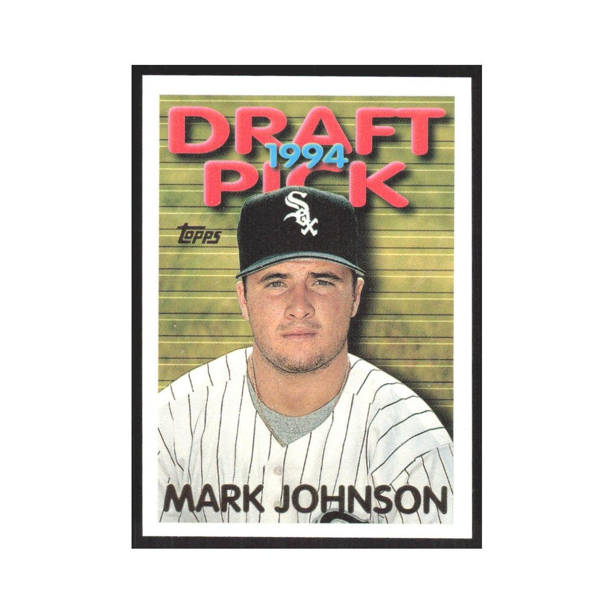 1995 Topps Mark Johnson White Sox #605