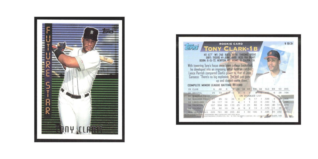 1995 Topps Tony Clark RC #153