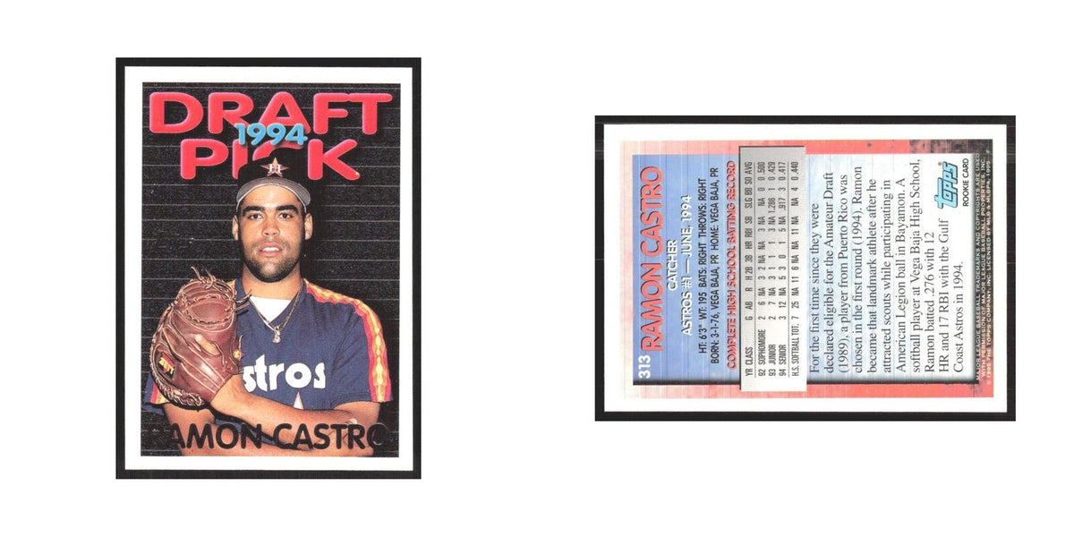 1995 Topps Ramon Castro Astros #313