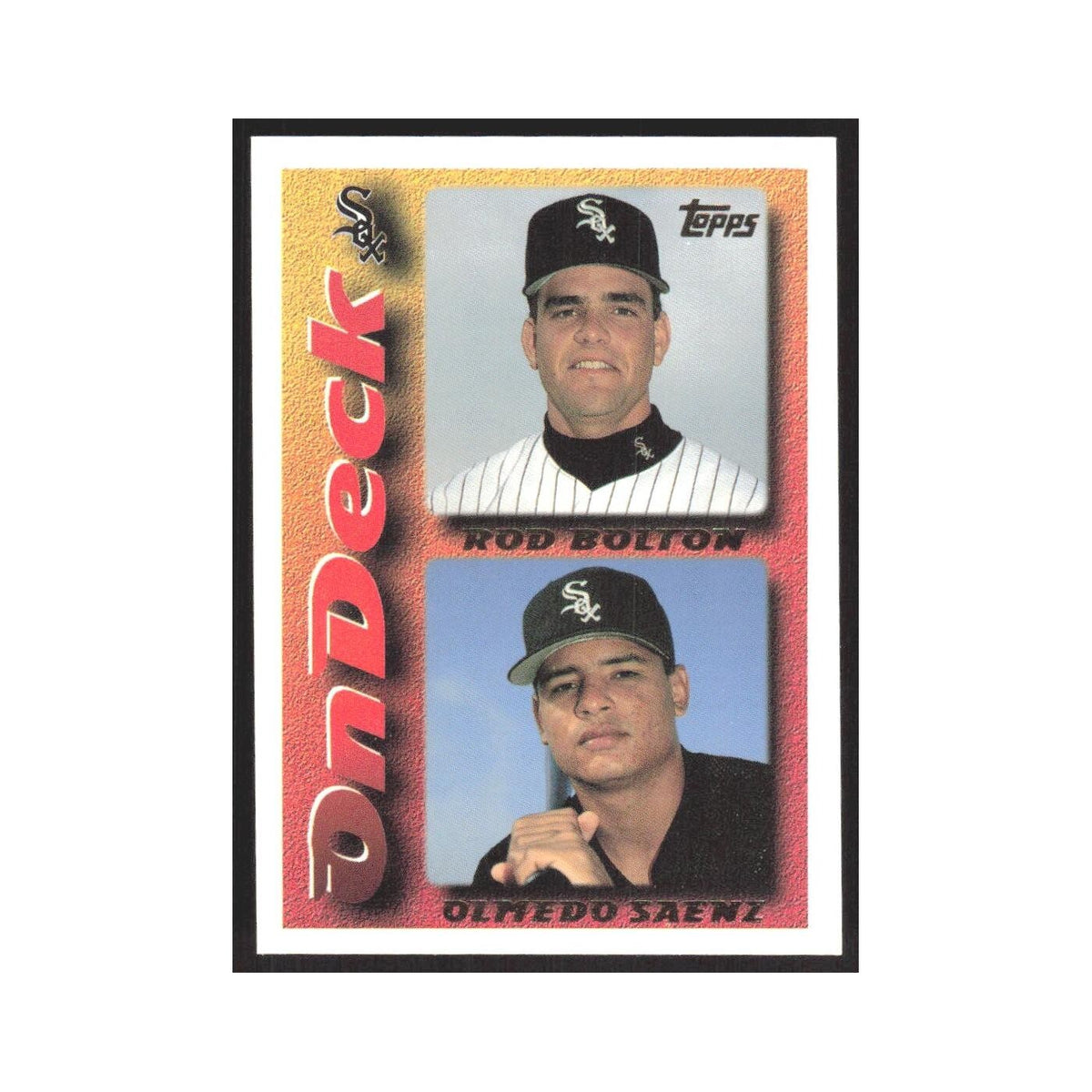 1995 Topps Rod Bolton/Olmedo Saenz White Sox #634