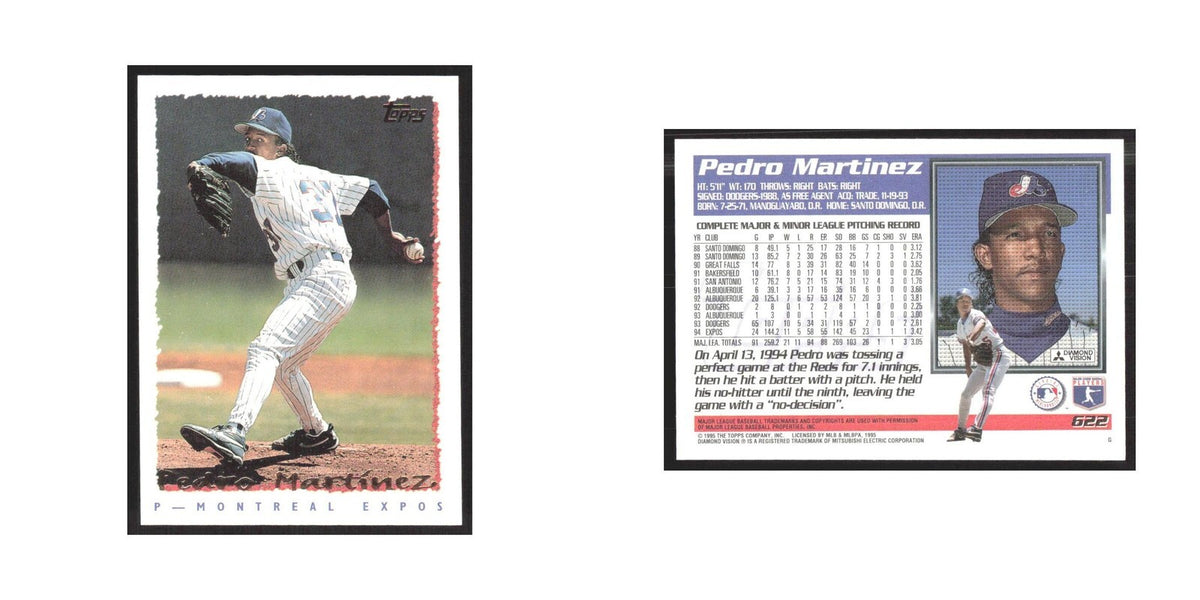1995 Topps Pedro Martinez Montreal Expos #622