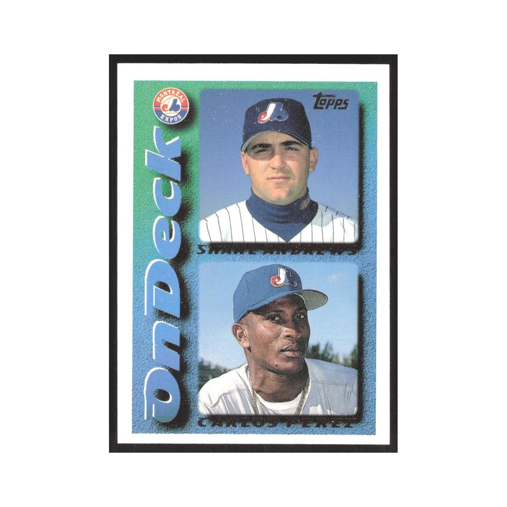 1995 Topps Shane Andrews/Carlos Perez Montreal Expos #652