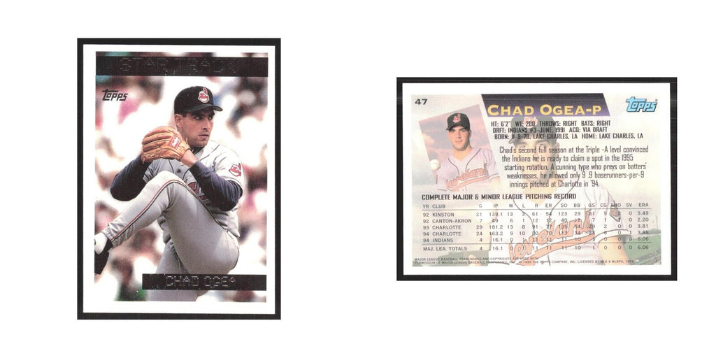 1995 Topps Chad Ogea Indians #47