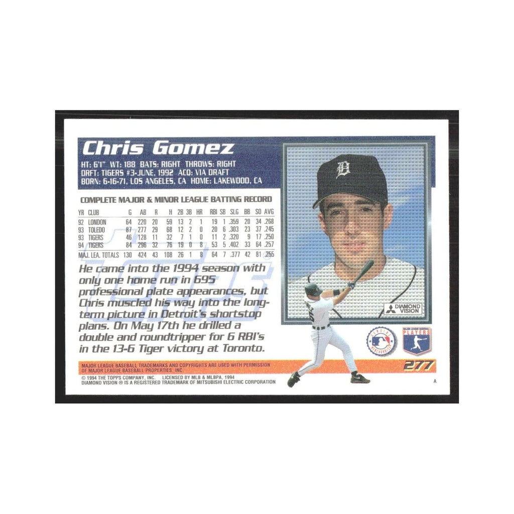 1995 Topps Chris Gomez Tigers #277