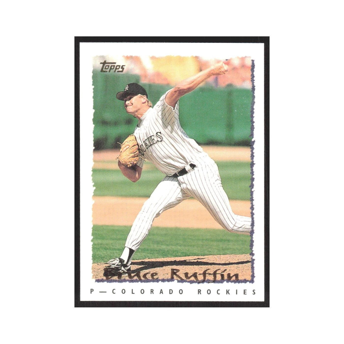 1995 Topps Bruce Ruffin Rockies #625