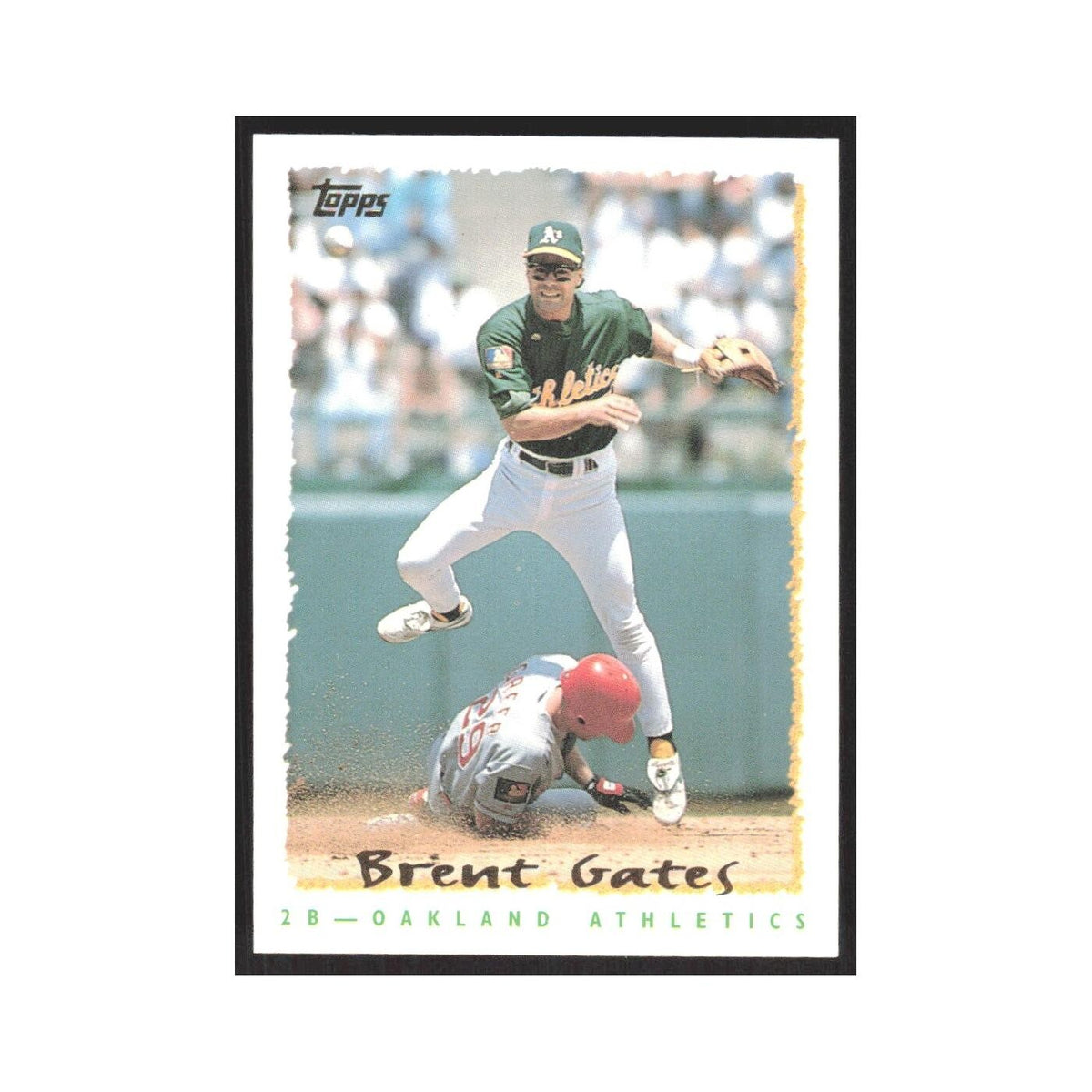 1995 Topps Brent Gates Athletics #129
