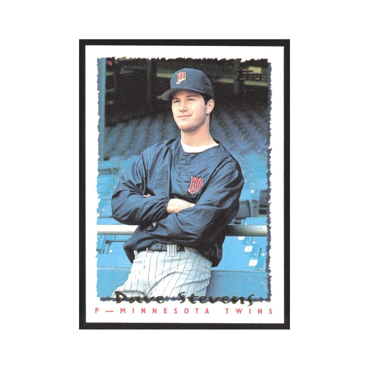1995 Topps Dave Stevens Twins #516