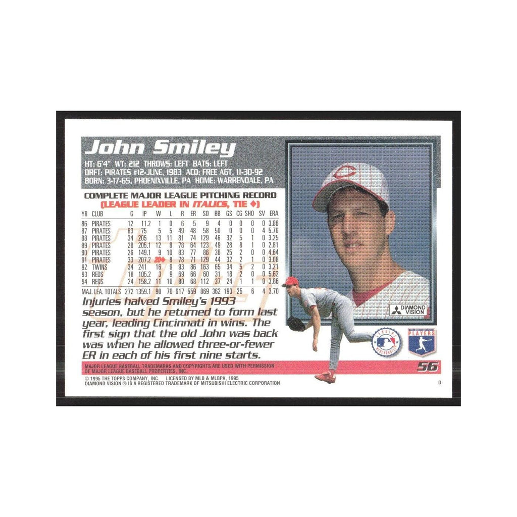 1995 Topps John Smiley Reds #56