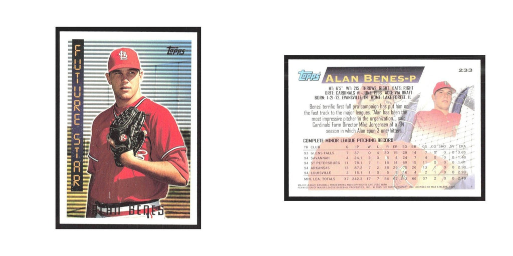 1995 Topps Alan Benes Cardinals #233