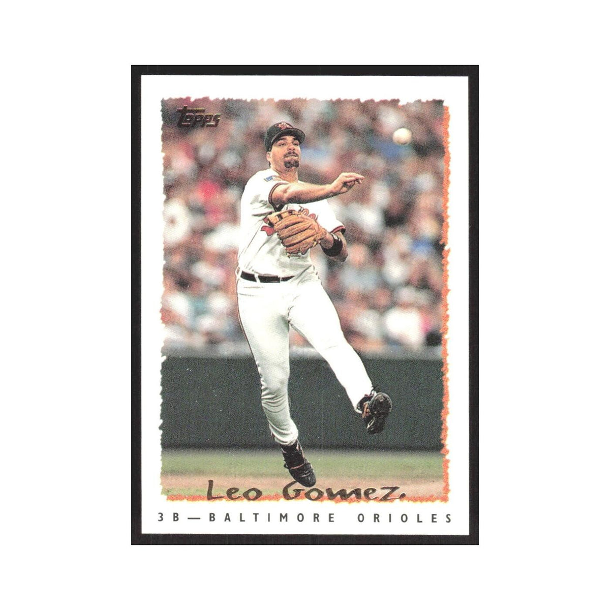 1995 Topps Leo Gomez Orioles #408