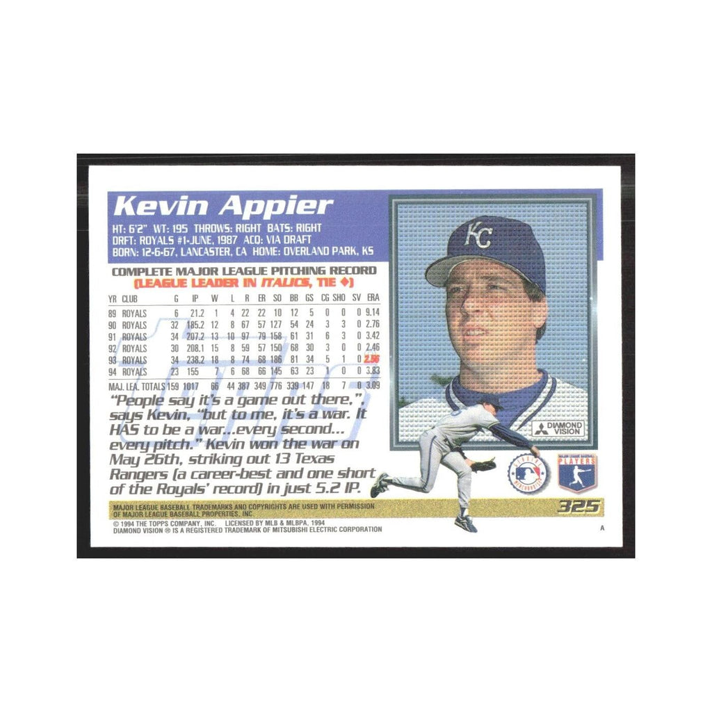 1995 Topps Kevin Appier Royals #325