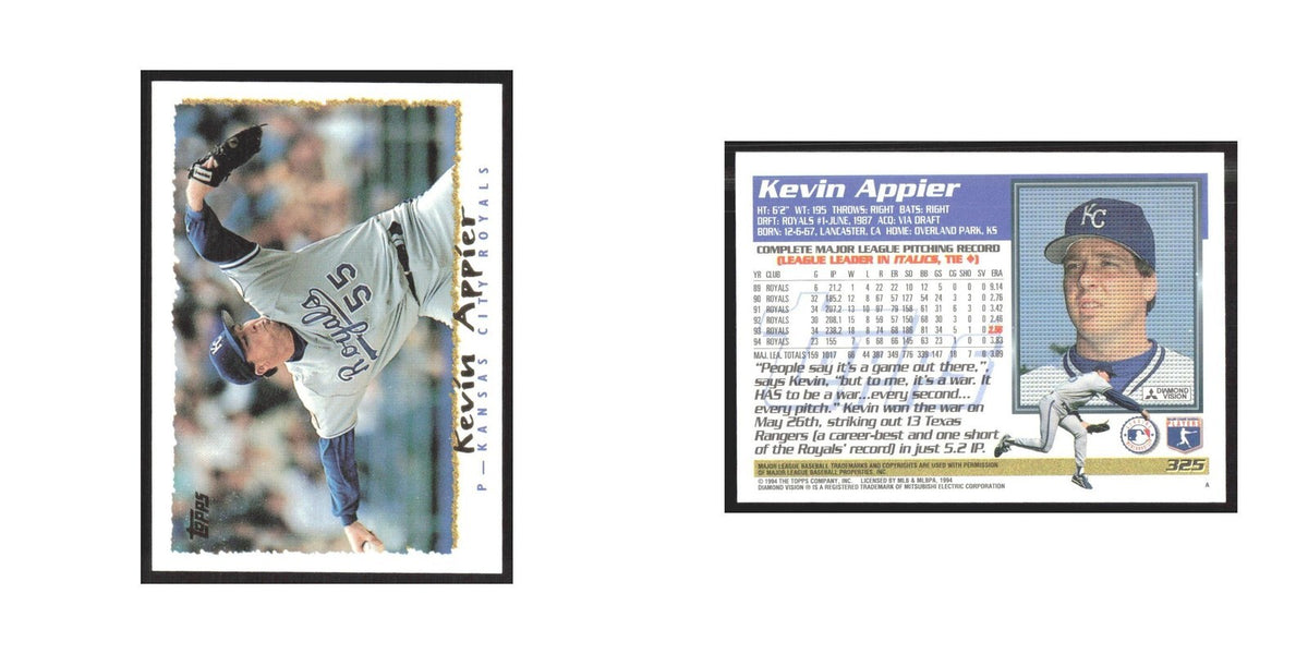 1995 Topps Kevin Appier Royals #325