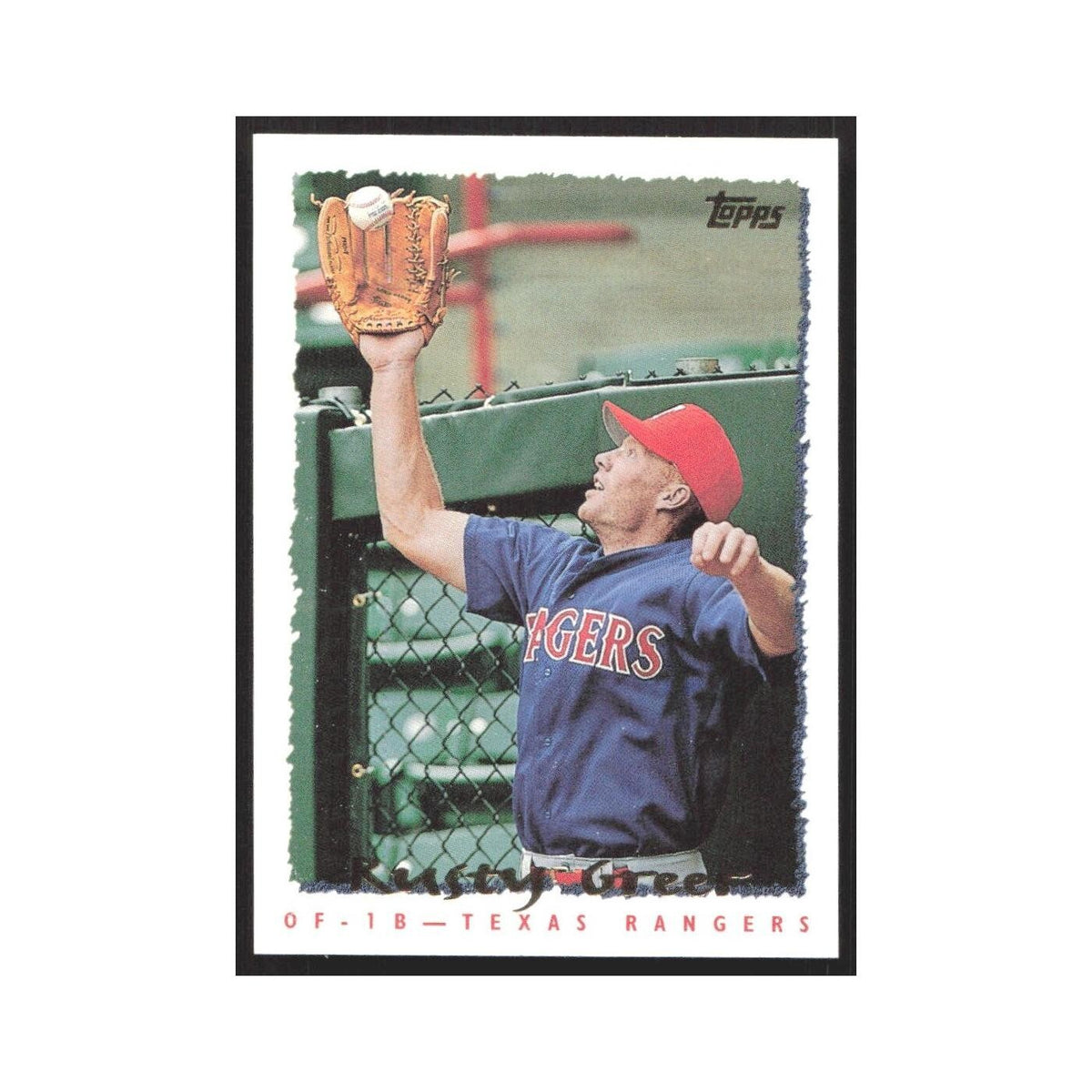1995 Topps Rusty Greer Rangers #279
