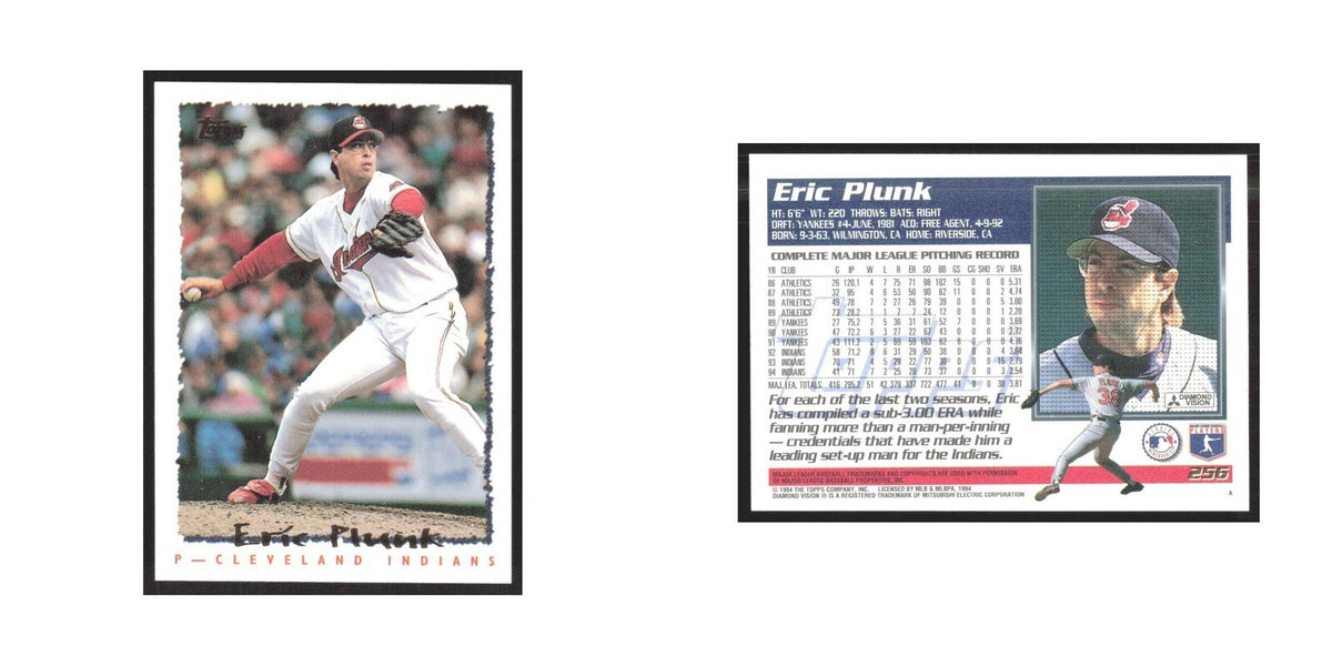 1995 Topps Eric Plunk #256