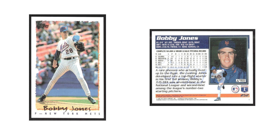1995 Topps Bobby Jones Mets #252