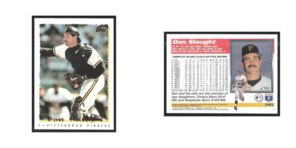 1995 Topps Don Slaught #345