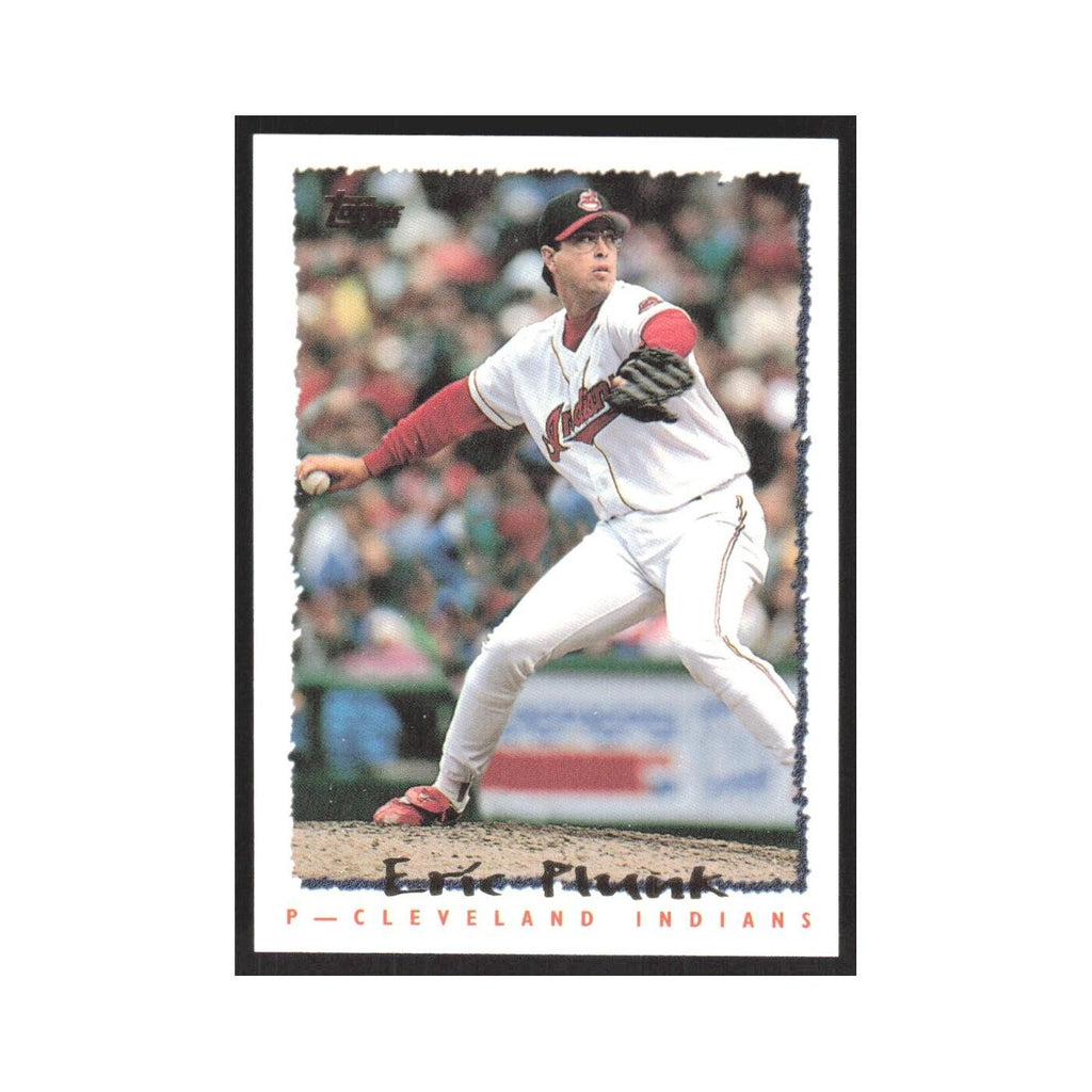 1995 Topps Eric Plunk Indians #256