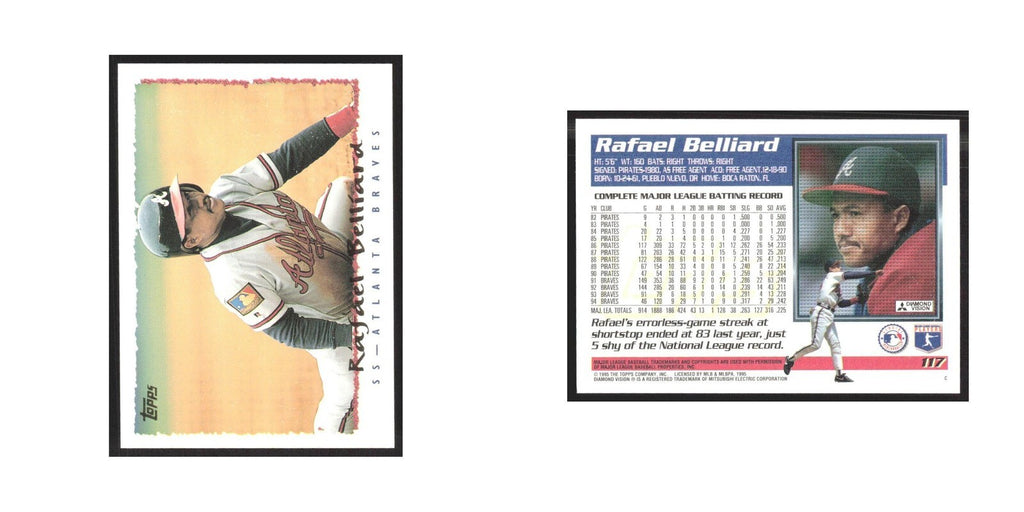 1995 Topps Rafael Belliard #117